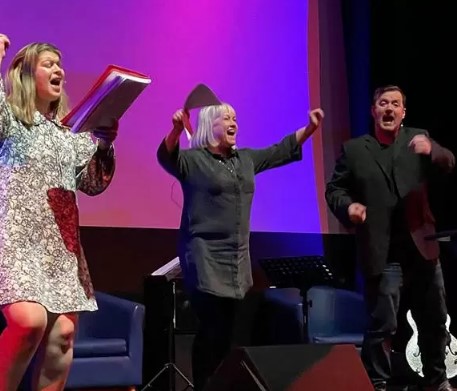 'Dementia the Musical' - gains Funding from Creative Scotland 'Dementia The Musical' 
Successfully Awarded Grant From Creative Scotland
We are delighted to announce that 'Dementia the Musical' has successfully been awarded a Creative Scotland grant.
Dementia the Musical or the 'ballad of Dementia Activists', tells a story of Agnes, James and Nancy who are on trial for the crime of having dementia and not doing what they're told.  Can they beat the Rigid System and reclaim their lives and dignity?
Dementia the Musical is based on the campaigning work of three of Scotland's longest serving dementia activists James McKillop, Nancy McAdam & Agnes Houston and the fight they have led to ensure people with dementia have a voice in what happens in their lives.
Deepness Dementia is one of 14 theatre and dance projects who have received this new funding to enable tours to communities across Scotland.  The National Lottery funding through Creative Creative Scotland's 'Touring Fund for Theatre and Dance' will enable the wide range of new and award-winning productions - modern, physical theatre and spoken word performances for children, young people, adults and families, to visit small, mid and large-scale venues across 2024-2025.